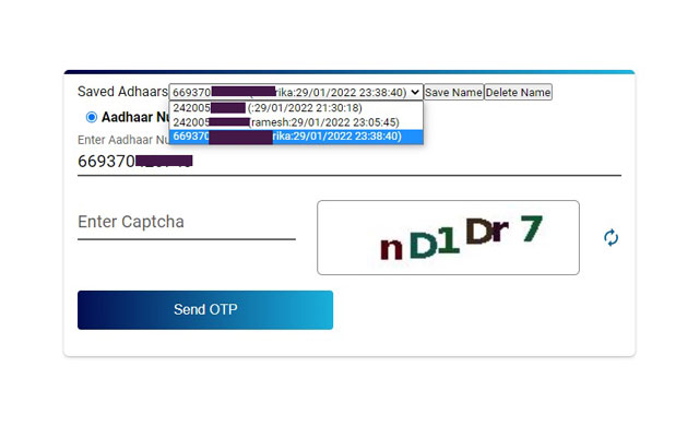 Download Eadhaar Quickly  from Chrome web store to be run with OffiDocs Chromium online