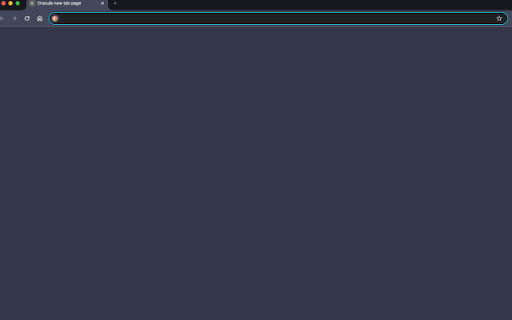 Dracula new tab page  from Chrome web store to be run with OffiDocs Chromium online