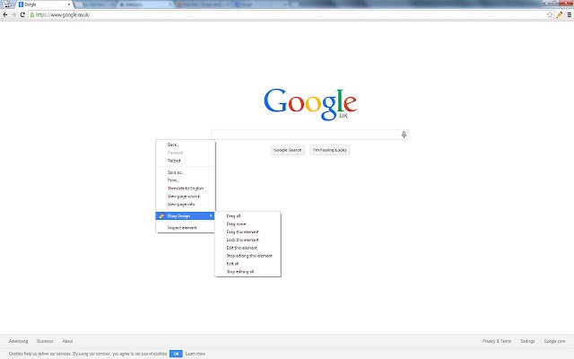 Drag Design  from Chrome web store to be run with OffiDocs Chromium online