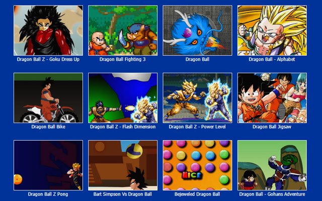 Chrome web mağazasından Dragon Ball Z Games, OffiDocs Chromium ile çevrimiçi olarak çalıştırılacak