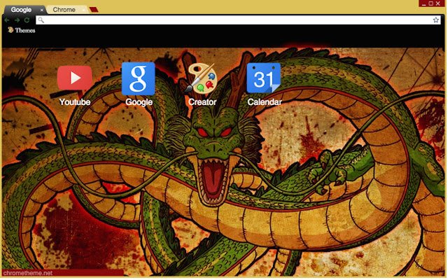 Dragon Ball Z Shenron Theme  from Chrome web store to be run with OffiDocs Chromium online