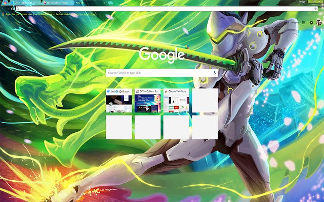 Dragon Lame Genji | Overwatch 1920X1080 HD de la boutique en ligne Chrome à exécuter avec OffiDocs Chromium en ligne