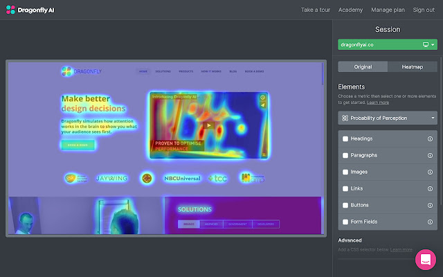 ส่วนขยาย Dragonfly AI จาก Chrome เว็บสโตร์ที่จะทำงานร่วมกับ OffiDocs Chromium ออนไลน์