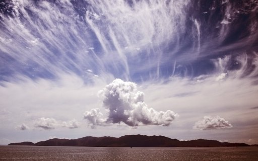 Dramatic Sky Over Island  from Chrome web store to be run with OffiDocs Chromium online