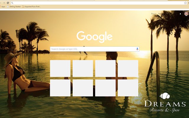 Dreams Resorts din magazinul web Chrome va fi rulat cu OffiDocs Chromium online