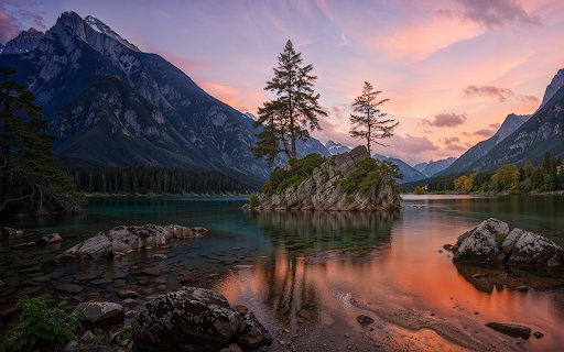 Dreamy fairyland lake  from Chrome web store to be run with OffiDocs Chromium online