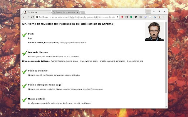 Dr. Home dari kedai web Chrome untuk dijalankan dengan OffiDocs Chromium dalam talian