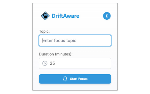 DriftAware  from Chrome web store to be run with OffiDocs Chromium online