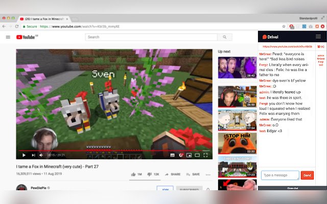 Drivel  from Chrome web store to be run with OffiDocs Chromium online