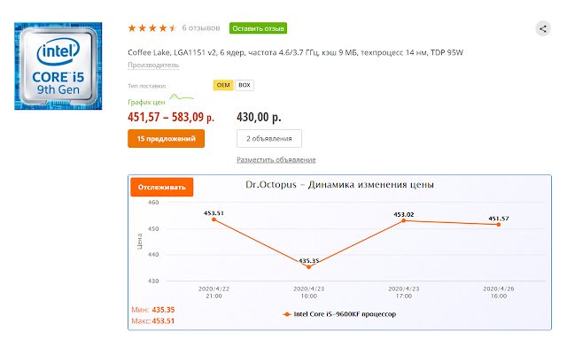 Dr.Octopus Динамика изменения цен dari toko web Chrome untuk dijalankan dengan OffiDocs Chromium online