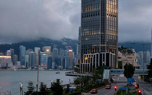 Drone Photography of the Rosewood Hong Kong  from Chrome web store to be run with OffiDocs Chromium online