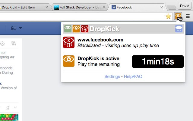 DropKick! daripada kedai web Chrome untuk dijalankan dengan OffiDocs Chromium dalam talian