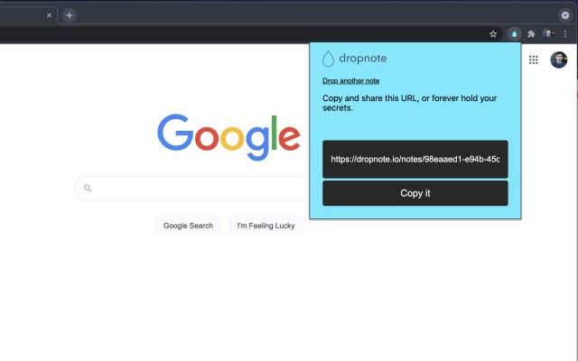 OffiDocs Chromium online で実行する Chrome Web ストアの dropnote