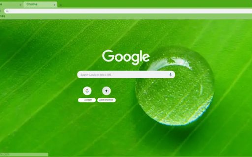 drop on the leaf  from Chrome web store to be run with OffiDocs Chromium online