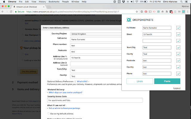 ক্রোম ওয়েব স্টোর থেকে DropshiePaste OffiDocs Chromium অনলাইনে চালানো হবে