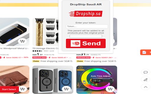 DropShip Saudi AR  from Chrome web store to be run with OffiDocs Chromium online