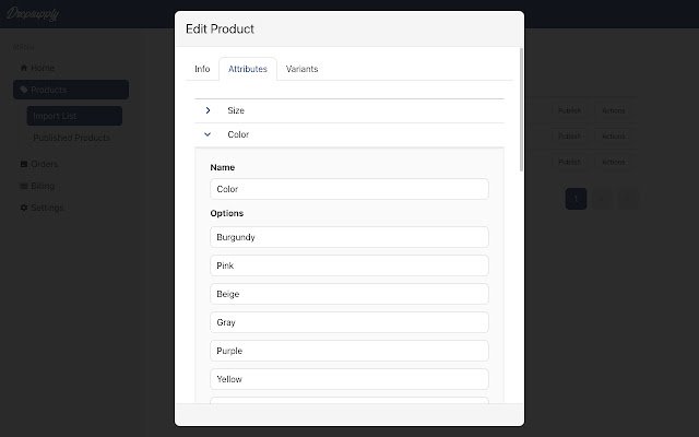 DropSupply  from Chrome web store to be run with OffiDocs Chromium online