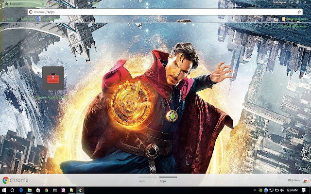 Dr. Stephen Strange 1280 x 800 uit de Chrome-webwinkel voor gebruik met OffiDocs Chromium online