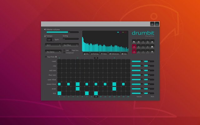 drumbit Plus  from Chrome web store to be run with OffiDocs Chromium online