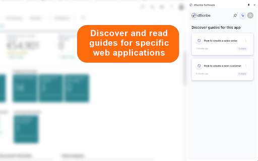 dScribe Guide: Create walkthroughs  pin knowledge  from Chrome web store to be run with OffiDocs Chromium online