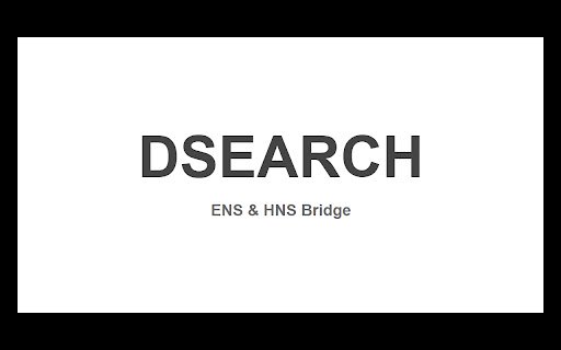 Dsearch Extension  from Chrome web store to be run with OffiDocs Chromium online