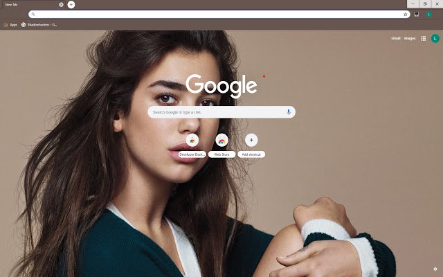 Dua Lipa Theme  from Chrome web store to be run with OffiDocs Chromium online