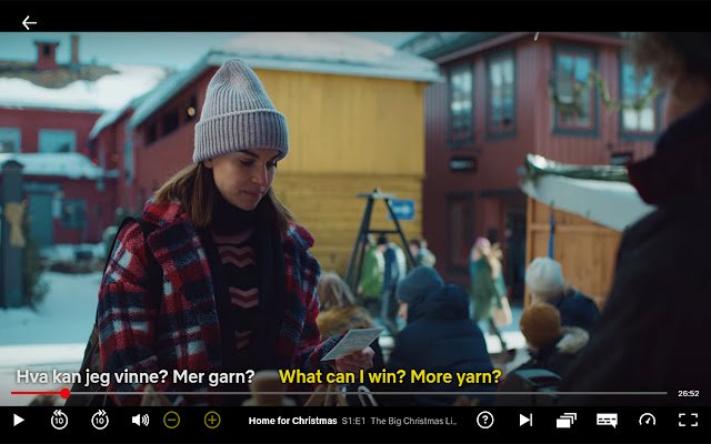 Double sous-titres pour Netflix de la boutique en ligne Chrome à exécuter avec OffiDocs Chromium en ligne