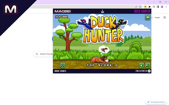 O jogo Duck Hunter é executado off-line na loja on-line do Chrome para ser executado com o OffiDocs Chromium on-line