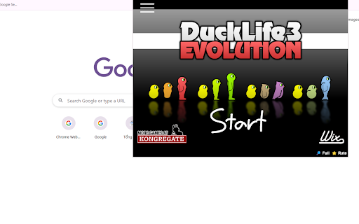 Duck Life 3 for Chrome  from Chrome web store to be run with OffiDocs Chromium online