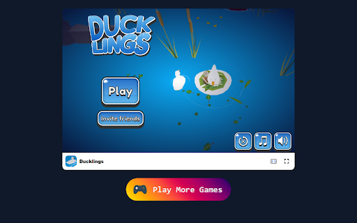 Ducklings Animal  Casual  Simulation Game  from Chrome web store to be run with OffiDocs Chromium online