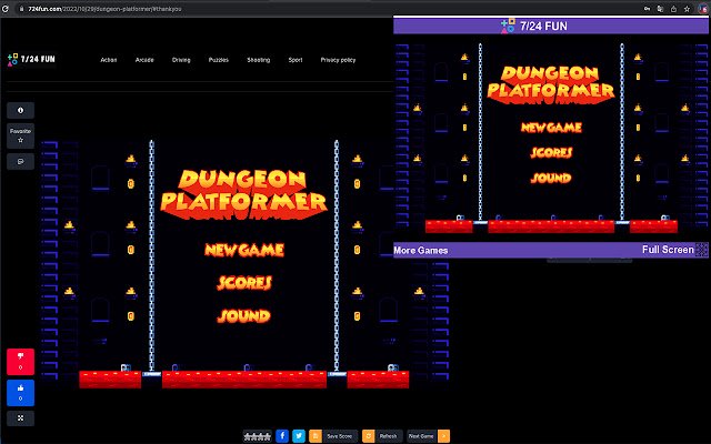 Dungeon Platformer Rpg Game mula sa Chrome web store na tatakbo sa OffiDocs Chromium online