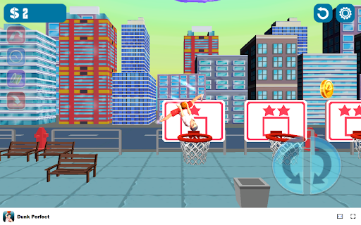 Dunk Perfect Game Showcase your slam moves and earn style points!  from Chrome web store to be run with OffiDocs Chromium online