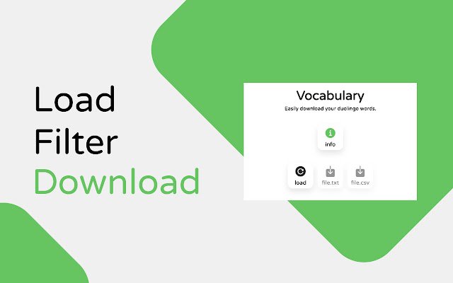 Duolingo Vocabulary Downloader  from Chrome web store to be run with OffiDocs Chromium online