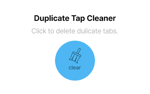 duplicate tab cleaner  from Chrome web store to be run with OffiDocs Chromium online