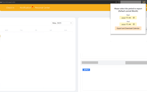 Duties To Calender  from Chrome web store to be run with OffiDocs Chromium online