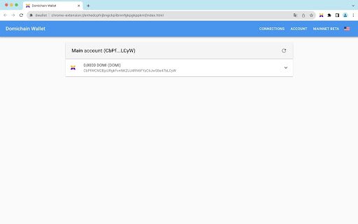 DWallet  from Chrome web store to be run with OffiDocs Chromium online