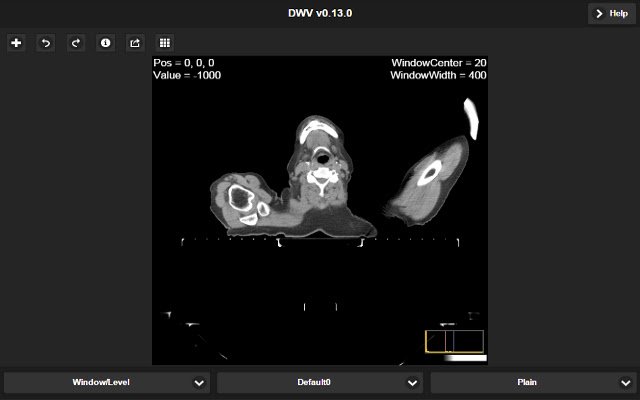 dwv  from Chrome web store to be run with OffiDocs Chromium online