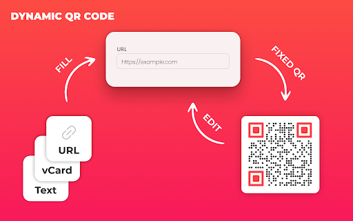 Dynamic QR Code  from Chrome web store to be run with OffiDocs Chromium online