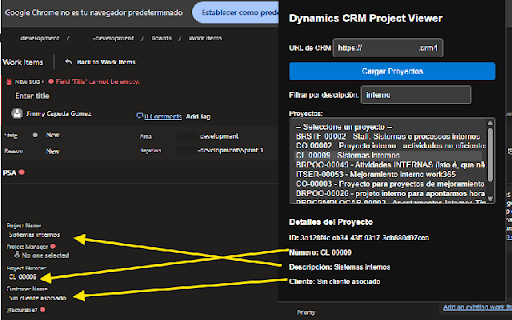 Dynamics CRM Project Viewer from Chrome web store to be run with OffiDocs Chromium online Dynamics CRM Project Viewer from Chrome web store to be run with OffiDocs Chromium online