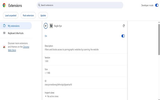 Eagle Eye  from Chrome web store to be run with OffiDocs Chromium online