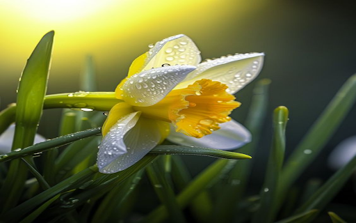 Early morning daffodil flower wallpaper from Chrome web store to be run with OffiDocs Chromium online Early morning daffodil flower wallpaper from Chrome web store to be run with OffiDocs Chromium online