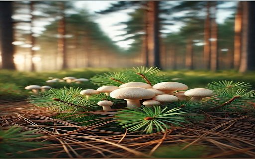 Early morning pine forest wallpaper  from Chrome web store to be run with OffiDocs Chromium online