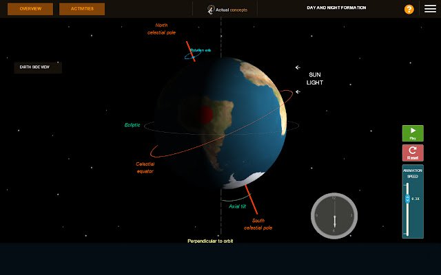 Earth and Space free  from Chrome web store to be run with OffiDocs Chromium online