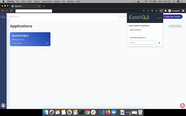 Easel QA  from Chrome web store to be run with OffiDocs Chromium online