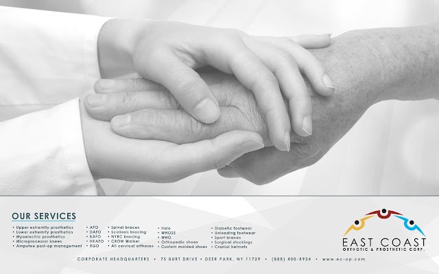 East Coast Orthotic  Prosthetic Corp  from Chrome web store to be run with OffiDocs Chromium online