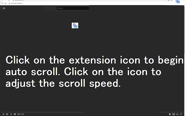 เลื่อนอัตโนมัติอย่างง่ายจาก Chrome เว็บสโตร์เพื่อใช้งานกับ OffiDocs Chromium ทางออนไลน์