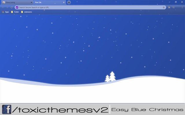 Easy Blue Christmas 2  from Chrome web store to be run with OffiDocs Chromium online