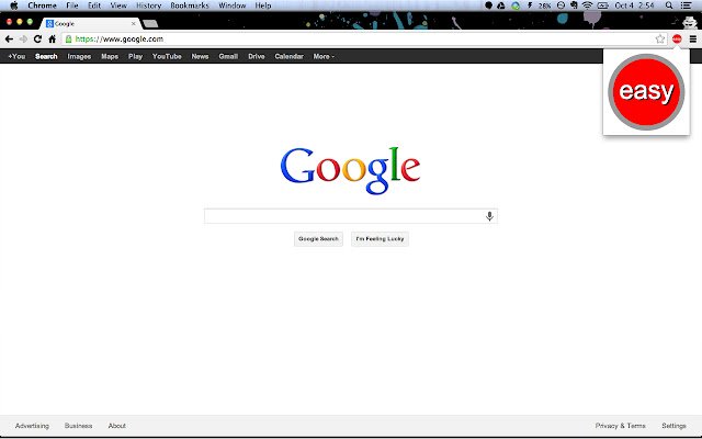 Easy Button  from Chrome web store to be run with OffiDocs Chromium online