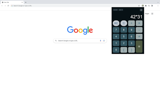 EasyCalc Simple Calculator  from Chrome web store to be run with OffiDocs Chromium online