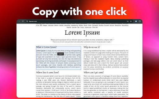 EasyCopy  from Chrome web store to be run with OffiDocs Chromium online